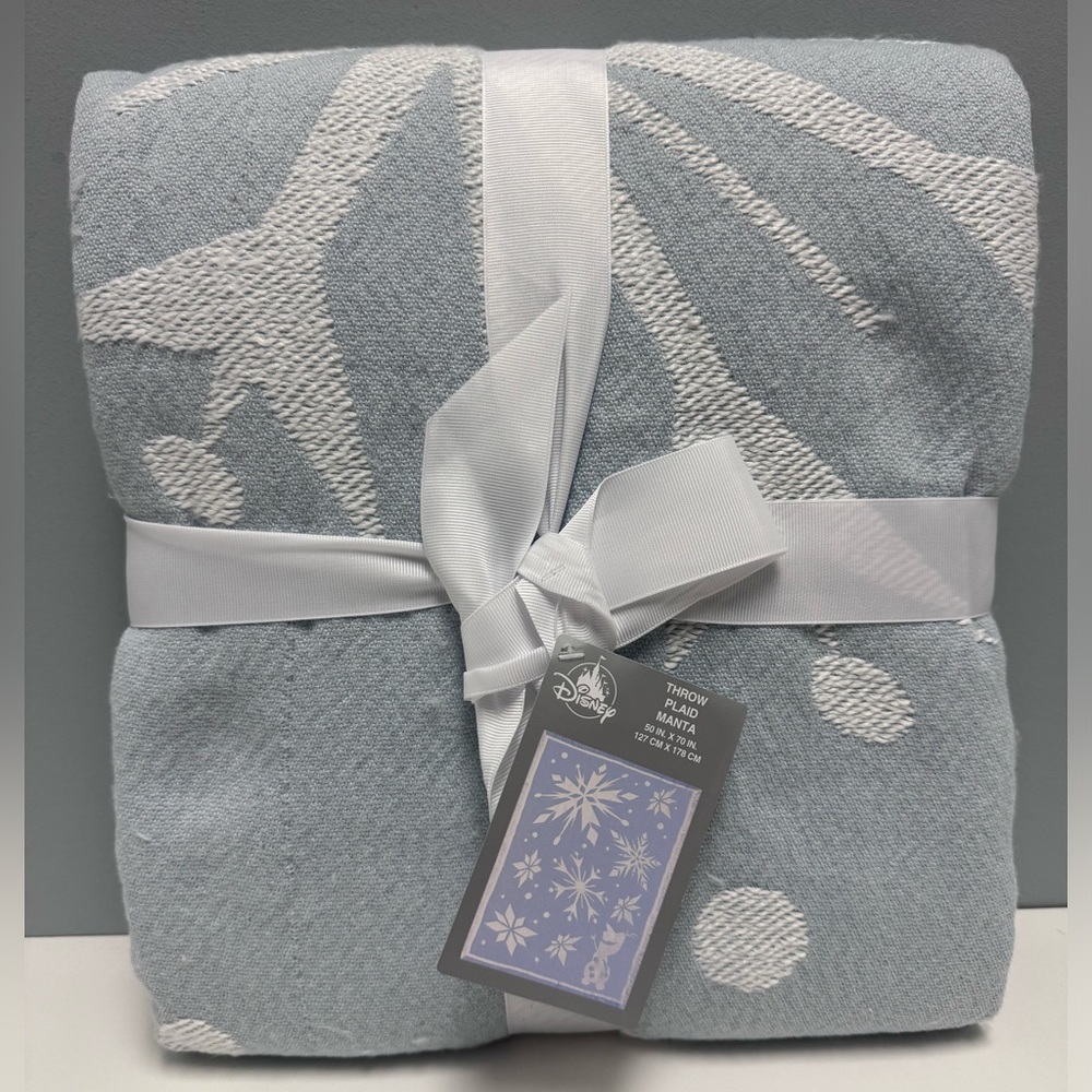 Disney Frozen Throw Plaid Manta, NWT